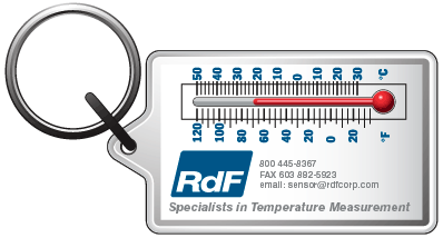 RdF Corporation: Thermometer Keychain