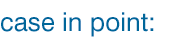 case in point:
