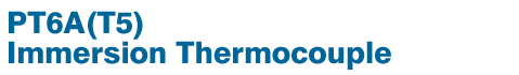 PT6A (T5) Immersion Thermocouple