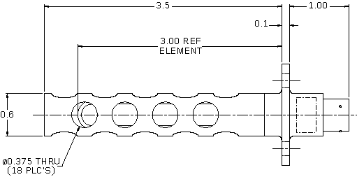 Air Sensor Dimensional Drawing