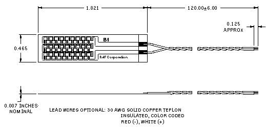 Heat Flux Sensor Drawing