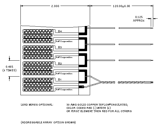 Heat Flux Sensor Drawing